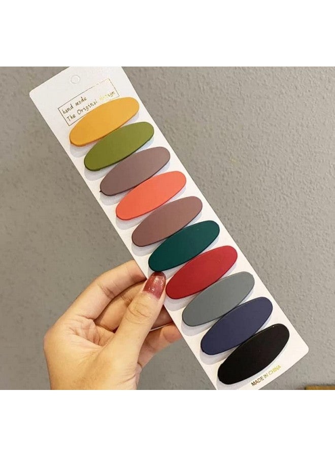 تشاندركاش مجموعة إكسسوارات مشابك الشعر على الطراز الكوري من CHANDERKASH مكونة من 10 قطع مشابك شعر Tic-Tac غير لامعة للفتيات والنساء - Image 5