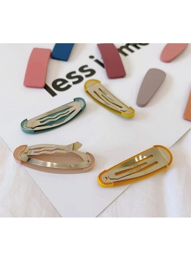 تشاندركاش مجموعة إكسسوارات مشابك الشعر على الطراز الكوري من CHANDERKASH مكونة من 10 قطع مشابك شعر Tic-Tac غير لامعة للفتيات والنساء - Image 3