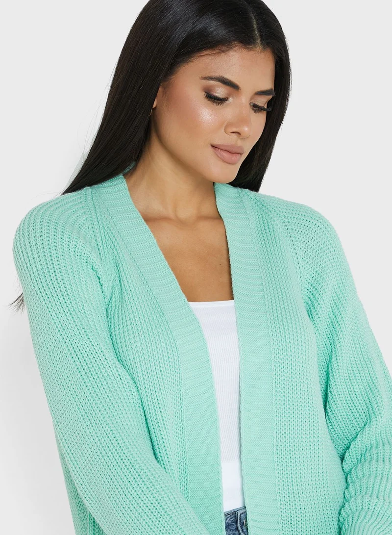 ELLA Ribbed Detail Cardigan