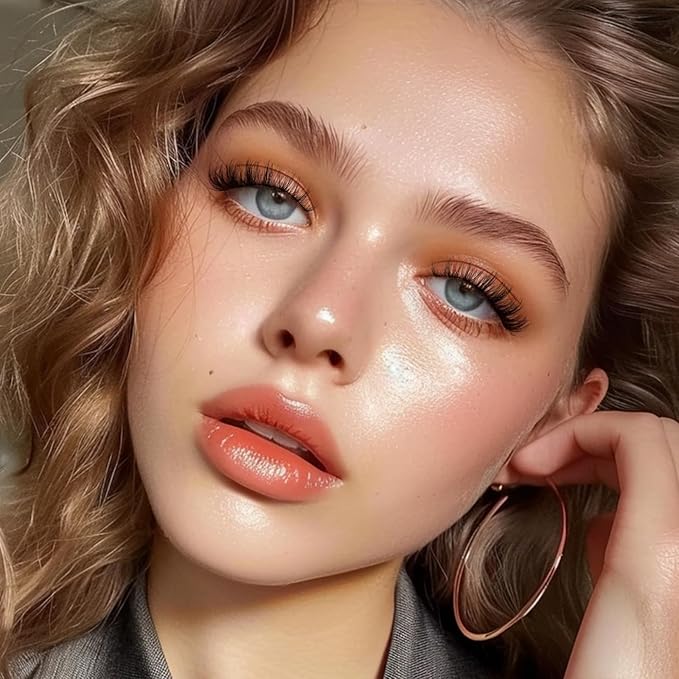 EMEDA Natural lashes with glue and tweezers 5 Pair Natural look eyelashes with lash glue 3D Short Natural false lashes Kit Strip Fake Lashes With Applicator Natural 6 - Image 5