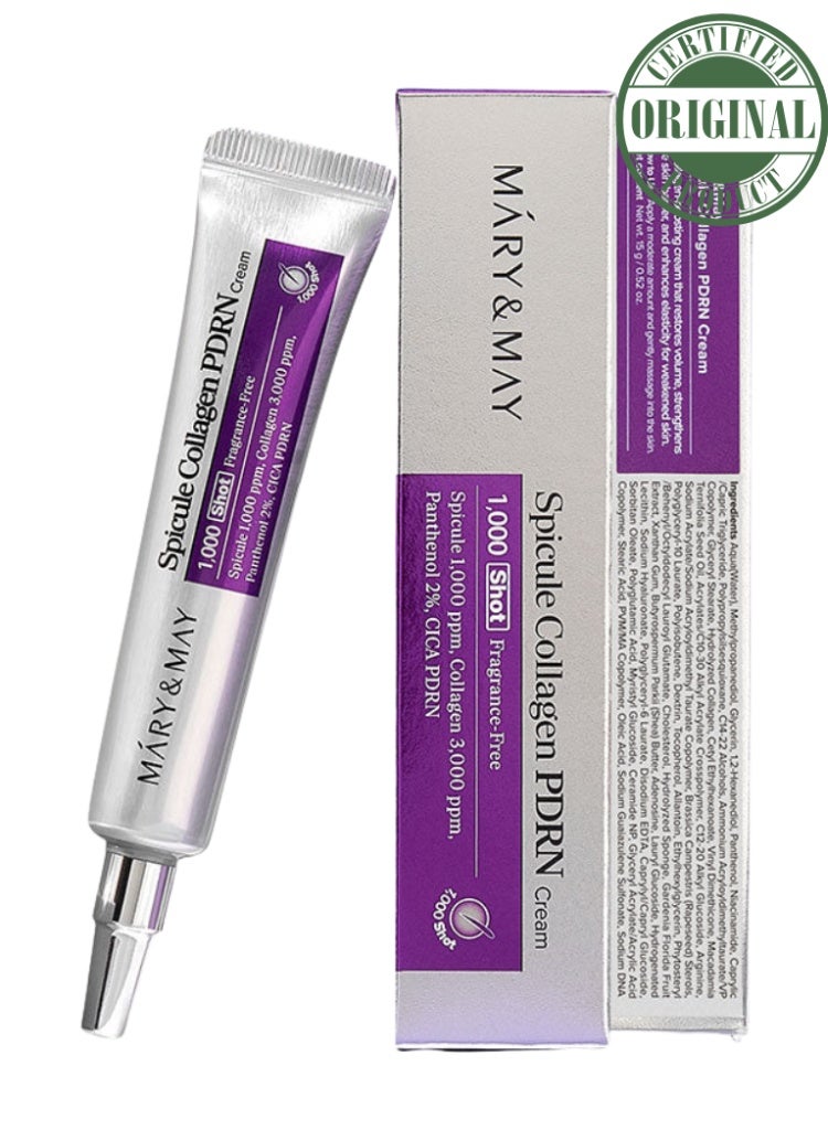 Mary & May Spicule Collagen PDRN Cream | Firming, Lifting & Skin Renewal Treatment - Image 1