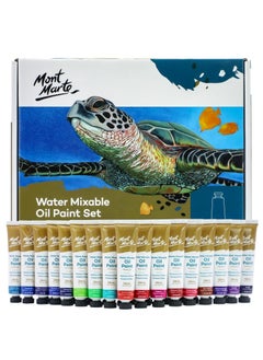 Mont Marte 36-Piece Premium Water Mixable Oil Paint Set 18ml Content Per Tube  - Image 1