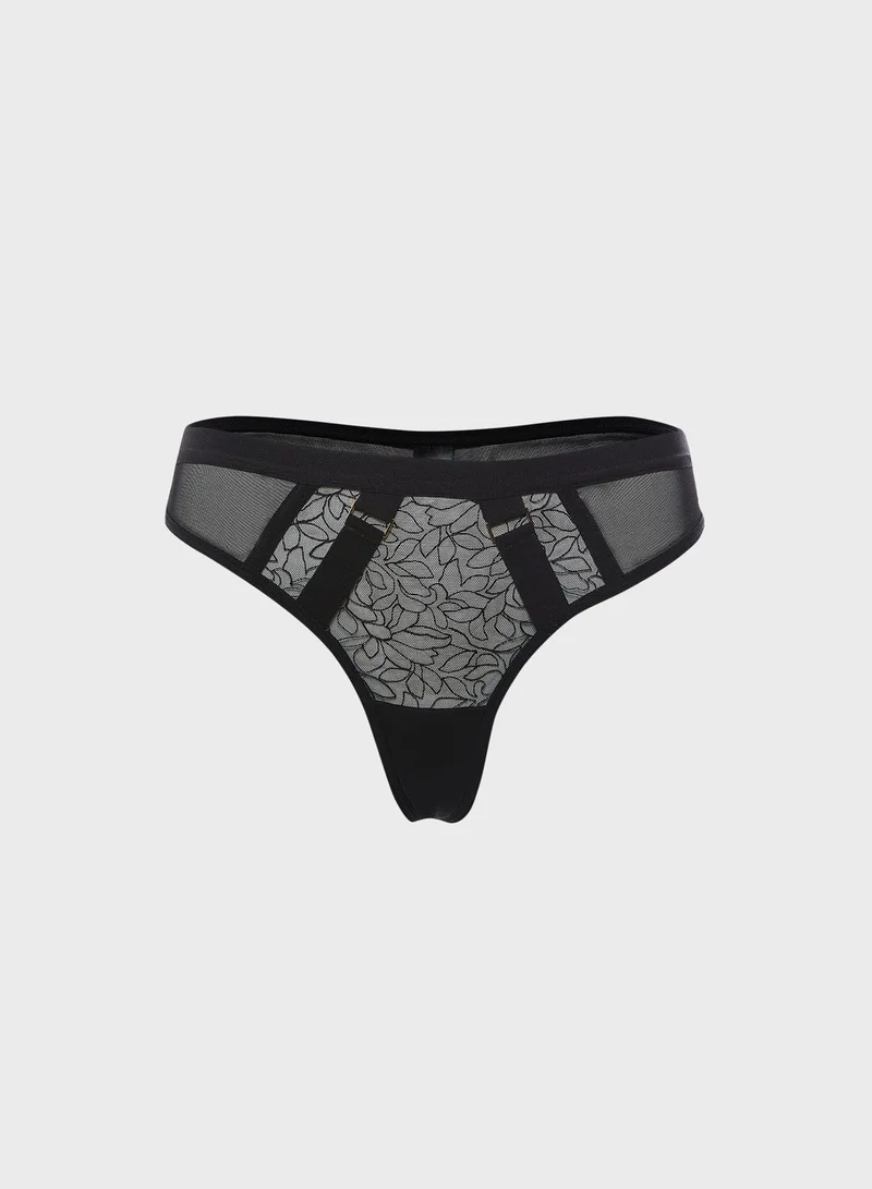 BLUEBELLA Lace Detail Thong