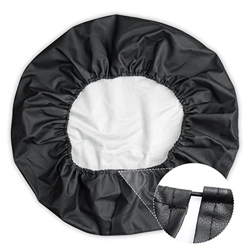 DUDSOEHO Spare Tire Cover for RV Trailer, Waterproof Leather Wheel Cover with American USA Flag, Camper Spare Tire Cover Fit for Jeep Wrangler Rv SUV Truck Travel Trailer 14" - Image 2