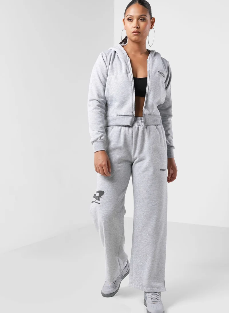 The Giving Movement Cropped Zip Hoodie