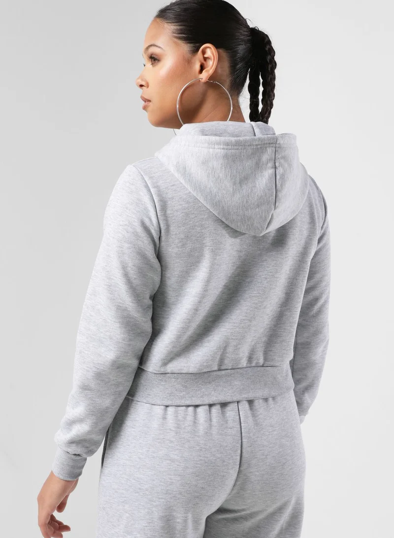 The Giving Movement Cropped Zip Hoodie