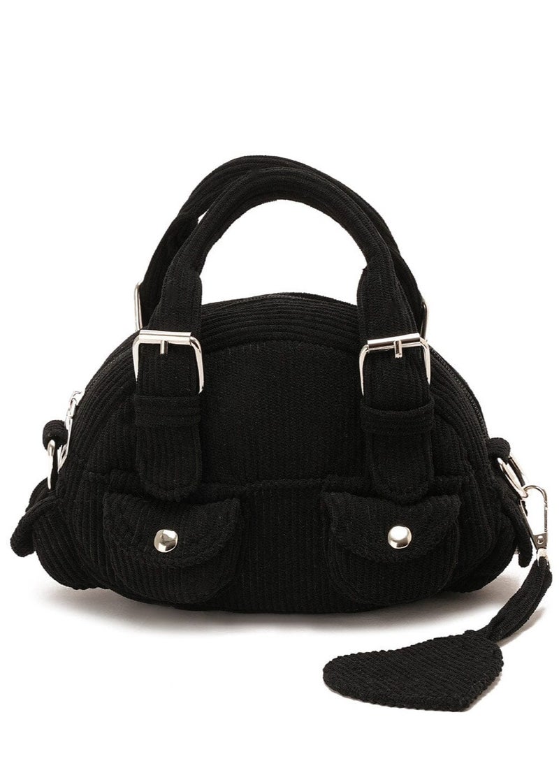 Black Mini Corduroy Bag - pzsku/Z3D7830667FBF36710FDFZ/45/_/1739439472/9c0862e7-2b5f-4484-a217-46a180fe2232