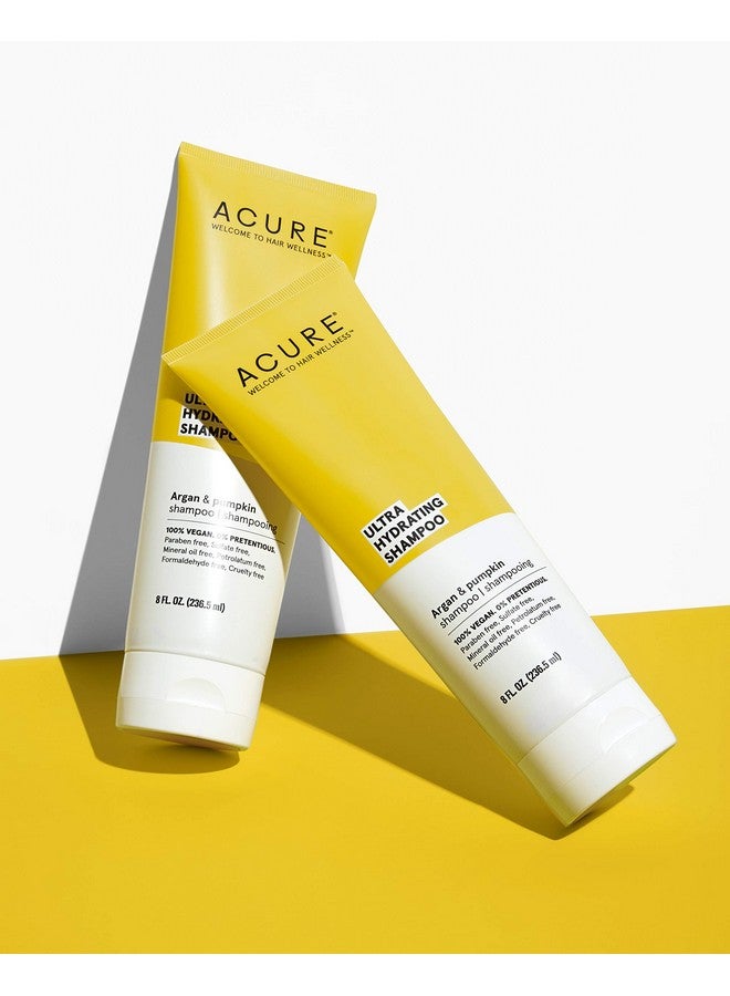 Acure Ultra Hydrating Shampoo 100% Vegan Ultra Hydrating Moisture & Omega Fatty Acids Yellow Argan Oil & Pumpkin 8 Fl Oz - Image 3