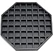 Happy Reunion Happy Reunion Coffee Countertop Octagon Drip Tray 6"Coffee Drip Tray Black Plastic Drip Tray for The Bar or Coffee  - Image 2