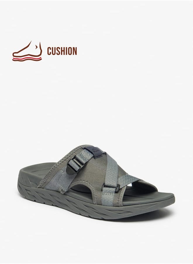 Kappa Mens Solid Slip-On Sports Sandals With Cushioning  - Image 1