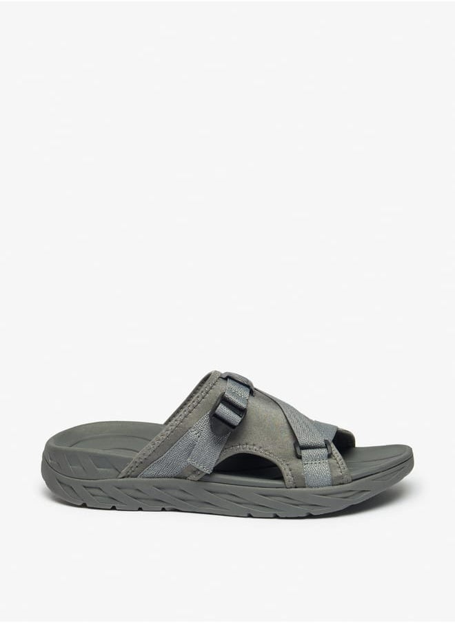 Kappa Mens Solid Slip-On Sports Sandals With Cushioning  - Image 3
