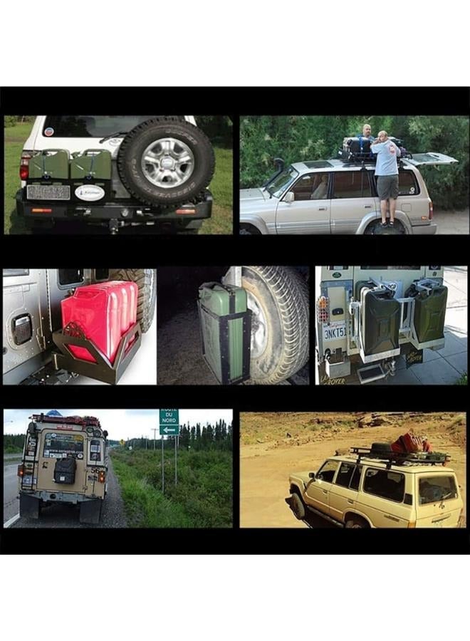 5L Petrol Canister with Portable Handle Stainless Steel Fuel Tank - Image 4