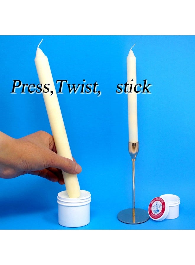 RAMBUE Stick-um Candle Adhesive - 2 pk Candle Stick Adhesive 2oz - Taper Candle Glue - Candle Stay Secure - Candlestick Adhesive - Stickum Candle Adhesive Stickum Grip - Candle Accessories - Image 2