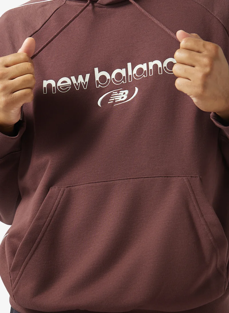 New Balance CHERRY LEATHER (YLR) Trackside French Terry Hoodie for Men | Best Price UAE