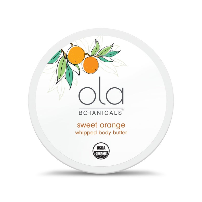 Dr. Mercola Ola Botanical Sweet Orange Whipped Body Butter, 4 Oz. (113 g), Deeply Hydrate & Nourish, Organic Shea Butter, Certified USDA Organic, Cruelty Free, Non-GMO, Dr. Mercola - Image 1