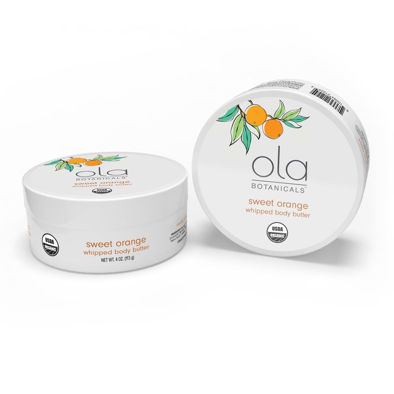 Dr. Mercola Ola Botanical Sweet Orange Whipped Body Butter, 4 Oz. (113 g), Deeply Hydrate & Nourish, Organic Shea Butter, Certified USDA Organic, Cruelty Free, Non-GMO, Dr. Mercola - Image 2