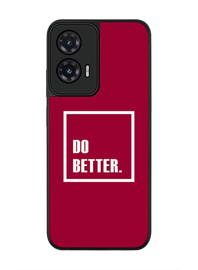 Stylizedd For Motorola Moto G35 Case,Slim fit Camera Protection, Shockproof Thin Phone cover  - Do Better.