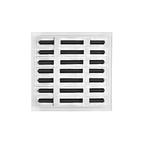 BUILDMART - 14x14 Modern AC Vent Cover - Decorative White Aluminum Air Vent - Standard Linear Slot Diffuser - Heating and Cooling Register Grille for Ceiling, Walls & Floors - Texas Buildmart - Image 2