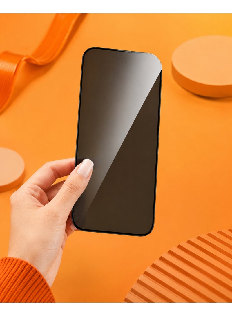 FIFTH ELEMENT GHOST Anti-Spy Privacy Tempered Glass Screen Protector for iPhone 17 Pro Max, 9H Side View Blocking Guard - Image 3