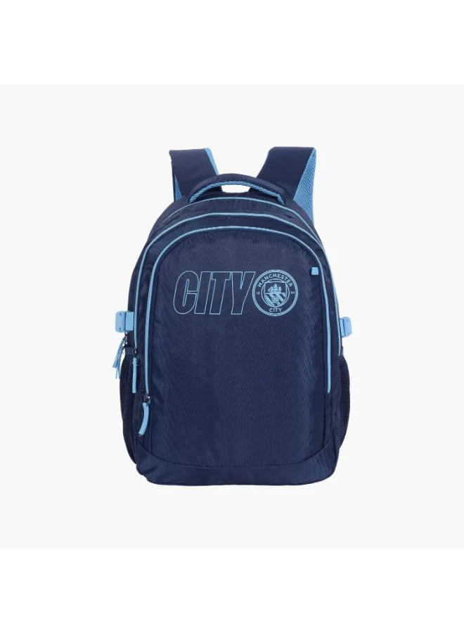 Mayfair Manchester City Backpack 18Wpencilcase Navy Blue