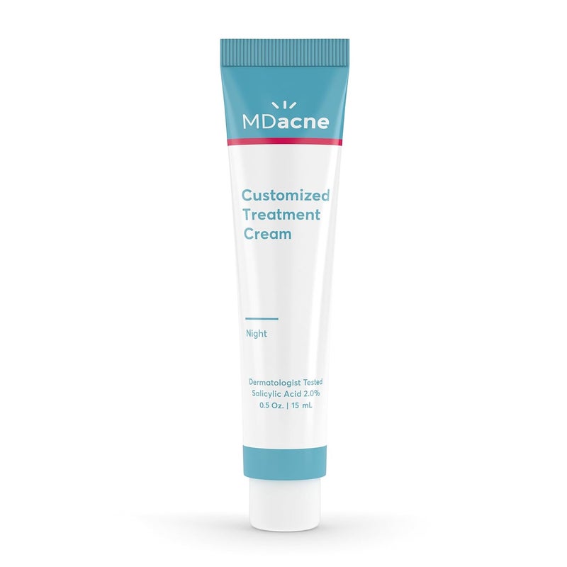 MDacne MDacne Salicylic Acid 20  Acne Treatment Cream  Facial Exfoliant Unclog Pores Prevents Blemishes Blackheads Wrinkles  Fine Lines  Reduce Irritation for Sensitive AcneProne Skin 