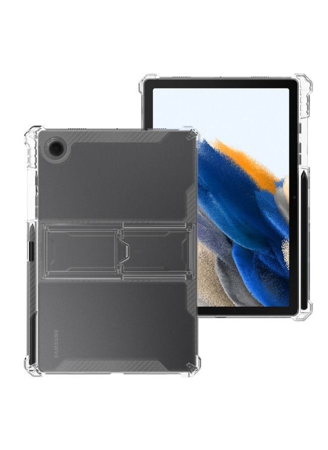 Samsung Galaxy Tab A8 Case 10.5 Inch 2022 Model (SM-X200/X205), Durable Shockproof Cover with Kickstand and Pencil Holder, Four Corner Airbag Protective Case for Samsung A8 Tablet (Clear) - Image 3