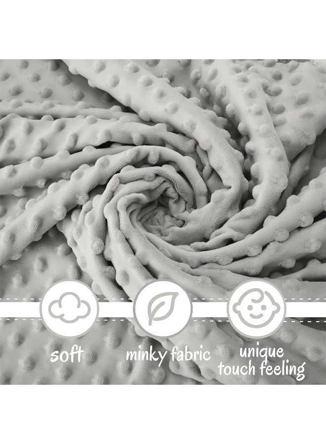 Lee Yon Baby Nursing Pillows for Breastfeeding, Multifunctional Ultra Soft Minky Feeding Support Pillow for Newborn, Grey - Image 5