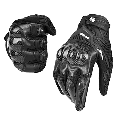 BORLENI Motorcycle Gloves Touch Screen for Men Women Padding Hard Knuckle Cycling Motorbike ATV Hiking Riding Climbing Glove - Image 1