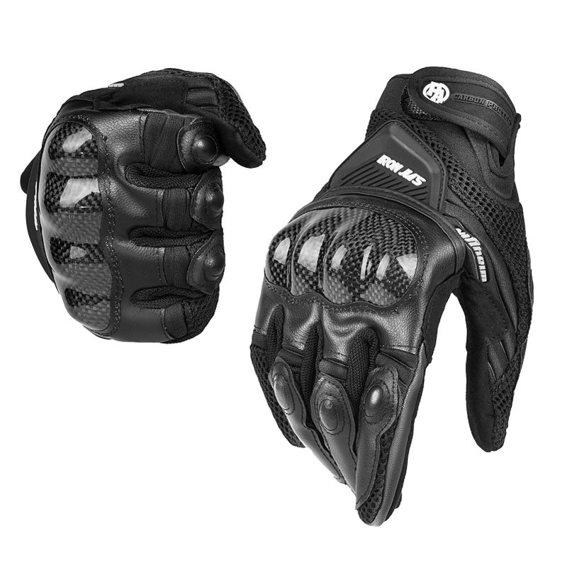 BORLENI Motorcycle Gloves Touch Screen for Men Women Padding Hard Knuckle Cycling Motorbike ATV Hiking Riding Climbing Glove - Image 3