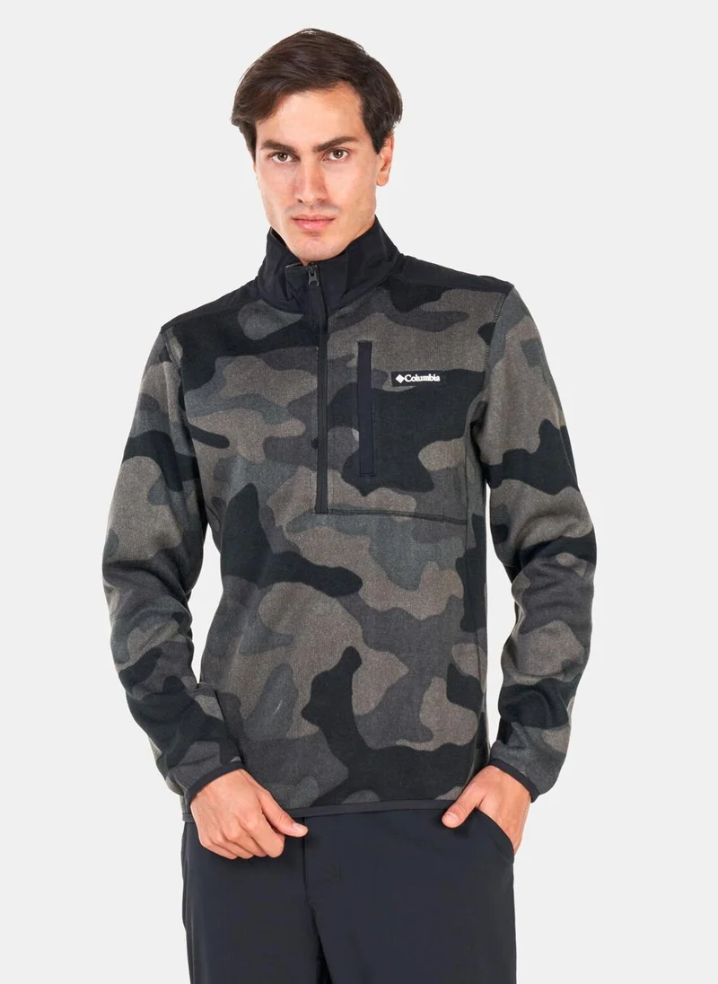 Columbia Men's Sweater Weather™ II Printed Fleece Half-Zip Jacket