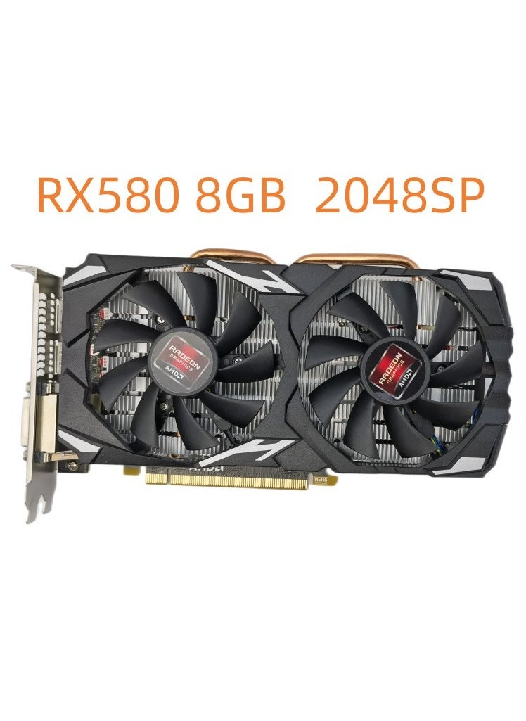 بطاقة رسومات عالية الدقة RX5808GB لكمبيوتر سطح المكتب
