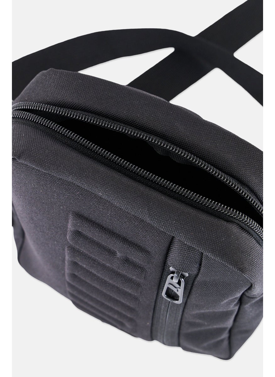 PUMA Men Brand Logo Portable Crossbody Bag, Black  - Image 3