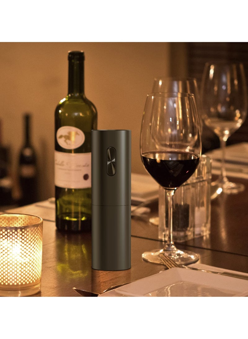 سيوسي فتاحة زجاجات كهربائية، مجموعة فتاحة الفلين الأوتوماتيكية التي تعمل بالبطارية، مناسبة للسفر، التجمعات، الحفلات، هدية مثالية - Image 5