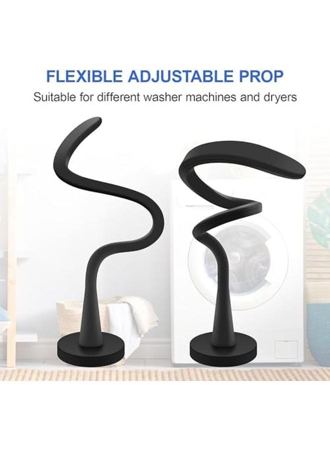 Upgraded Front Load Washer Door Prop Stable And Durable Washing Machine Door Prop Open Easy To Use Magnetic Washer Door Prop Flexible Prop Fits Most Washing Machines Black  - Image 4