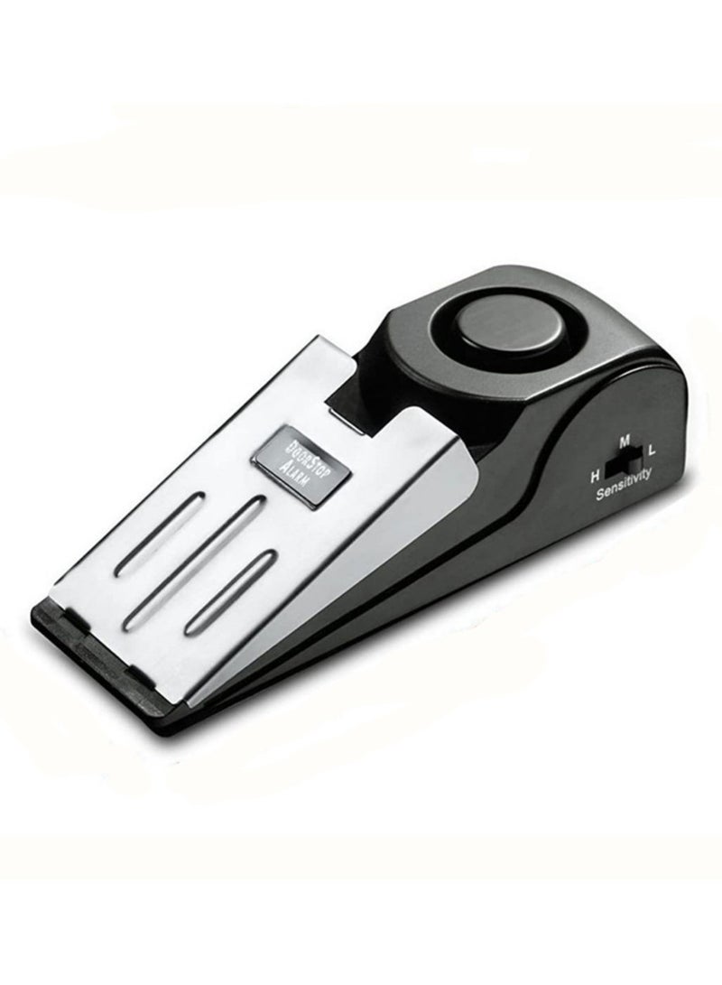 door Stop Alarm, Door Stopper with 120DB Security Alarm, Floor Wedge Doorstop for Travel Apartment Home House  - Image 1