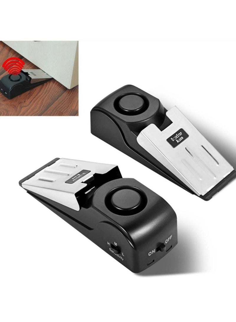 door Stop Alarm, Door Stopper with 120DB Security Alarm, Floor Wedge Doorstop for Travel Apartment Home House  - Image 4