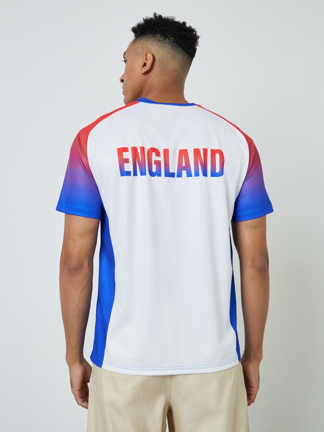 Styli Active Men England Short Sleeve Jersey FIFA Football T-Shirt - Image 5