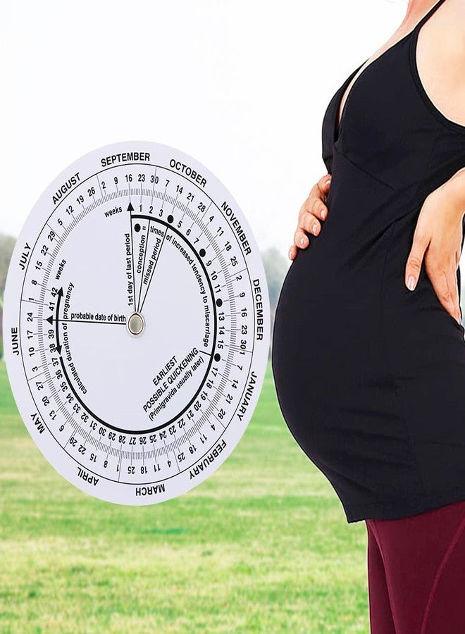 DQITJ 2 Pcs Pregnancy Wheel, Pregnant Due Date Calculator - Image 2