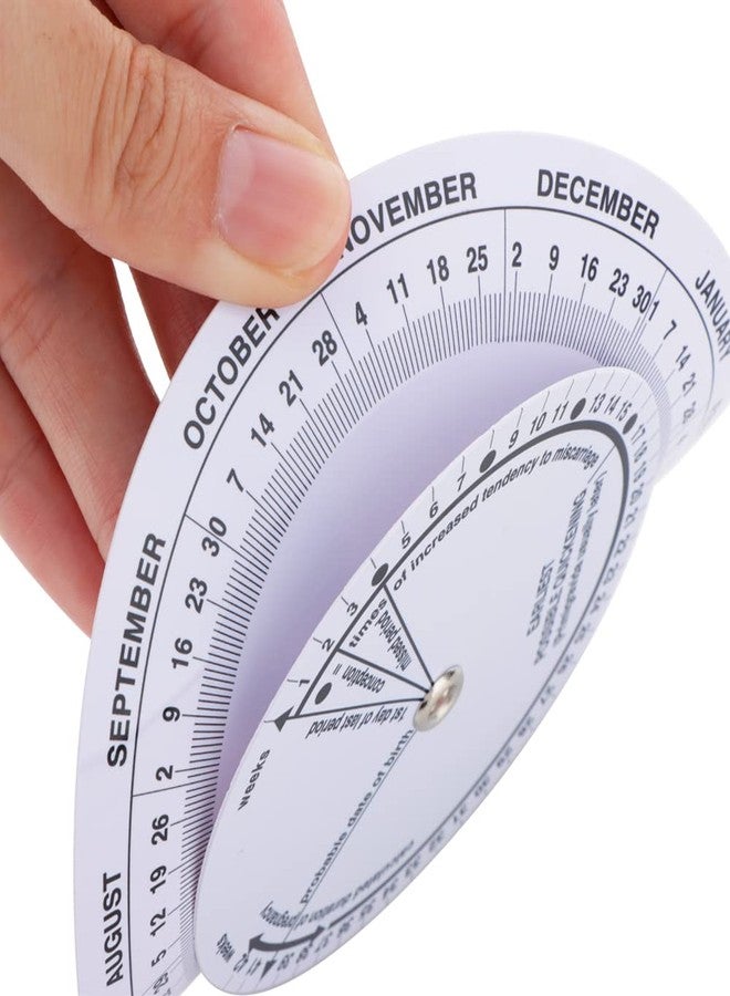 DQITJ 2 Pcs Pregnancy Wheel, Pregnant Due Date Calculator - Image 4