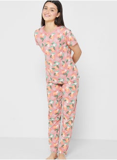 All Over Printed Pyjama Set
