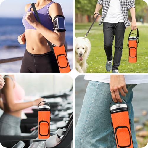 NUENSS-ROR Storage Bag for Ninja Portable Blender Dust Cover Sleeve with Adjustable Shoulder for Ninja BC151NV/BC51NV/BC151BK/BC151CR/BC151EM/ BC151PR/BC151WH/BC155PS Blast Portable Blender(Orange) - Image 5