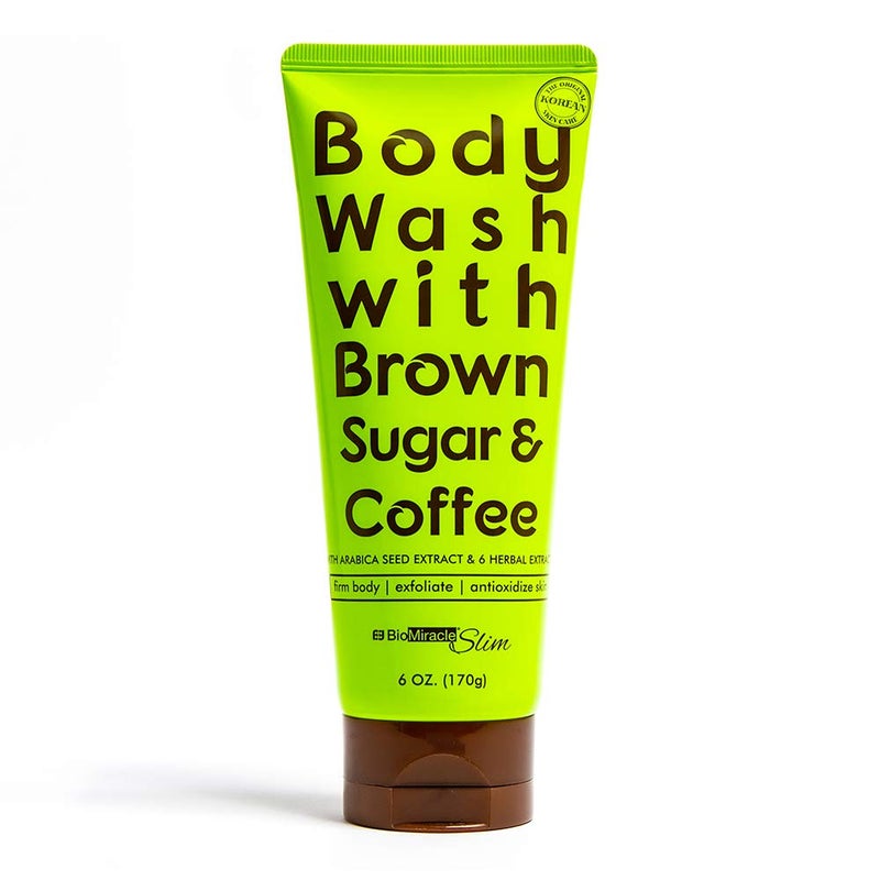 BioMiracle Biomiracle Coffee and Brown Sugar Body Wash Gel Moisturizing Body Wash Shower Gel Rich Antioxidant Boost Stimulates Firmer and healthier Skin 