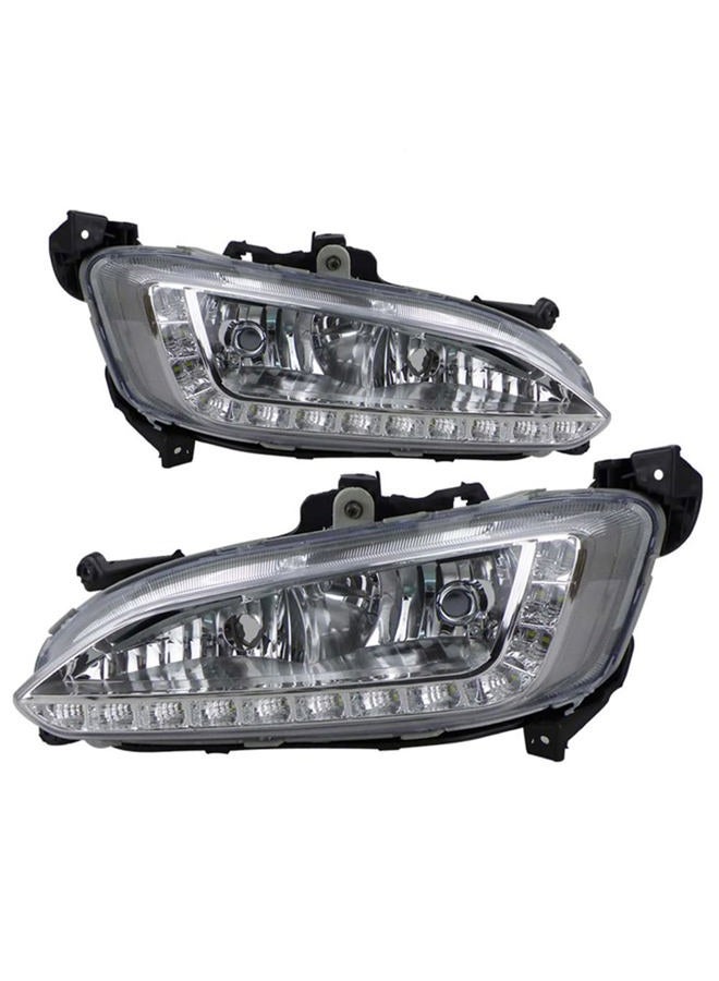 Dreamseek مصابيح LED DRL لهيونداي سانتا في IX45 2013 2014 2015 لمصابيح الضباب الأمامية - Image 1