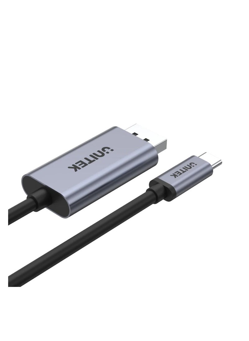 UNITEK كابل USB-C إلى DisplayPort 1.2 بدقة 4K وتردد 60 هرتز  - Image 2