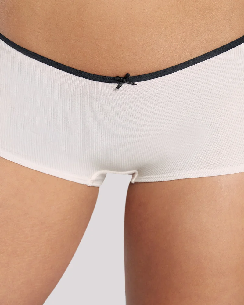 La Senza La Senza Ribbed Ultrasoft Boyshort Panty