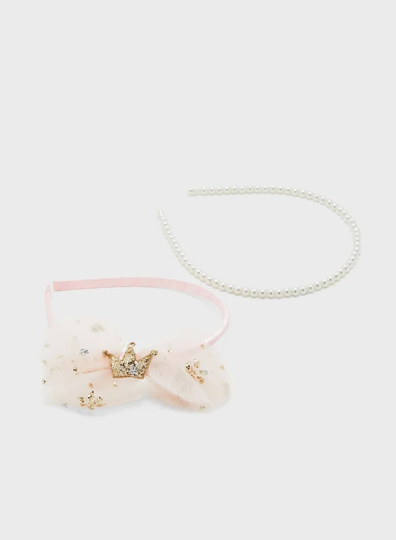 Claires Kids Bow Headband