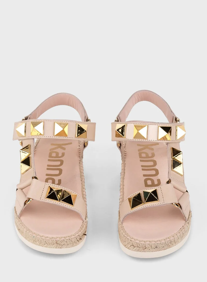 Kanna Ball Lux Flat Sandals