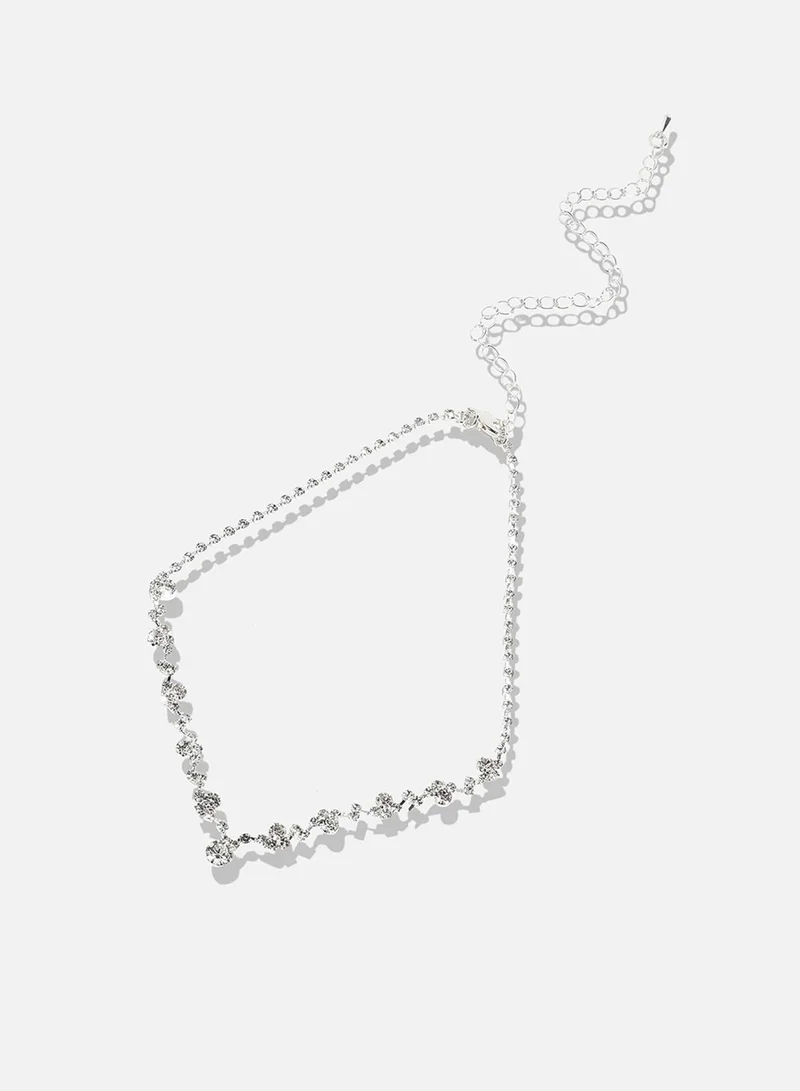 SOHI Opulent Stone Artificial Necklace Jewellery