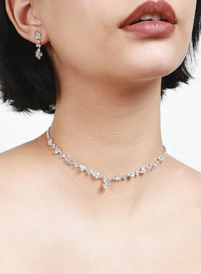 SOHI Opulent Stone Artificial Necklace Jewellery