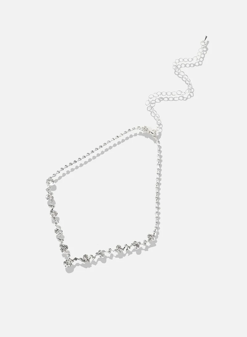 SOHI Opulent Stone Artificial Necklace Jewellery